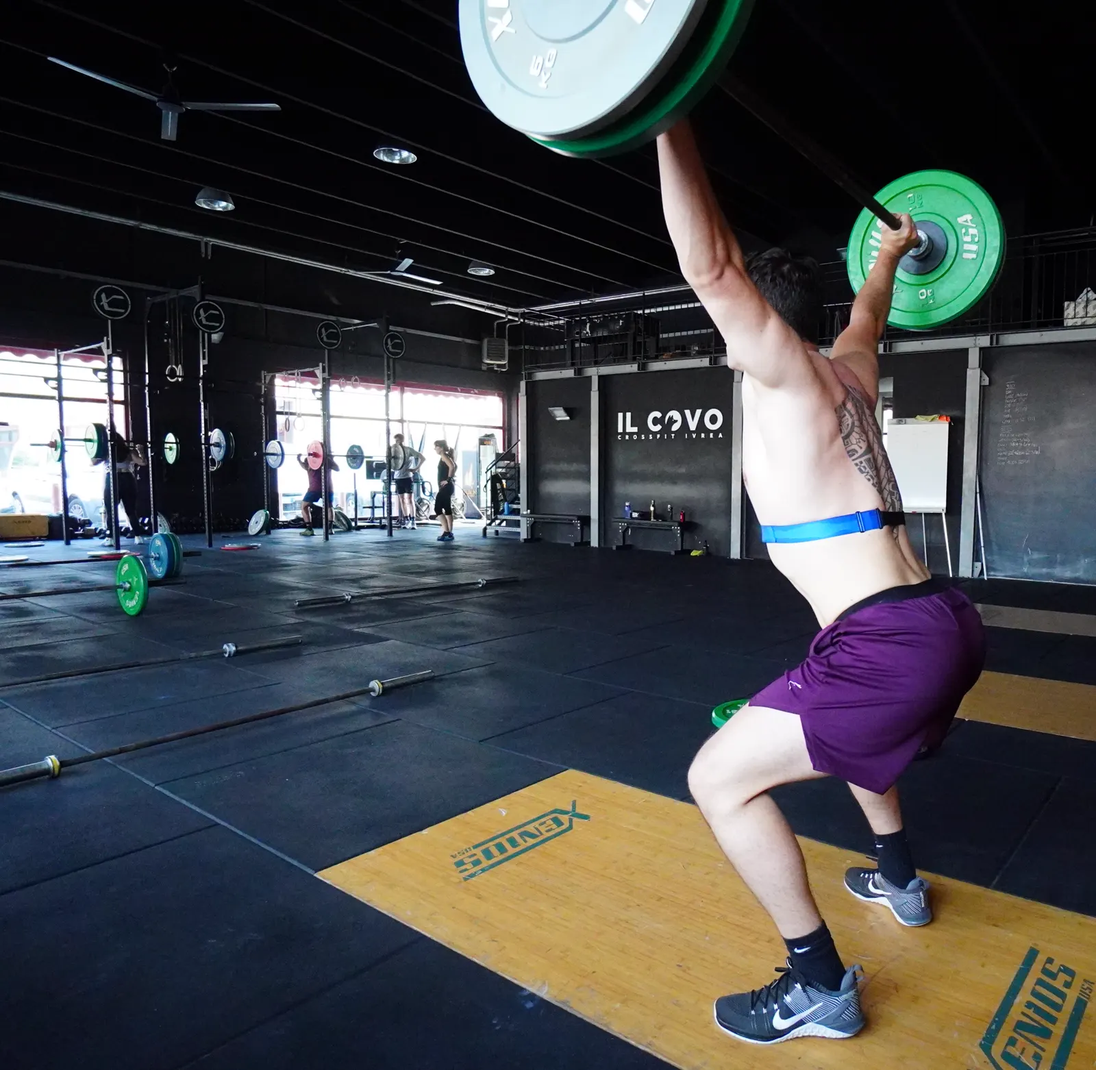 Allenamento CrossFit di gruppo al COVO di Ivrea